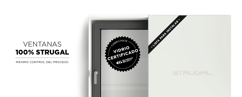 Strugal fabricante de vidrio. Certificado Guardian Select