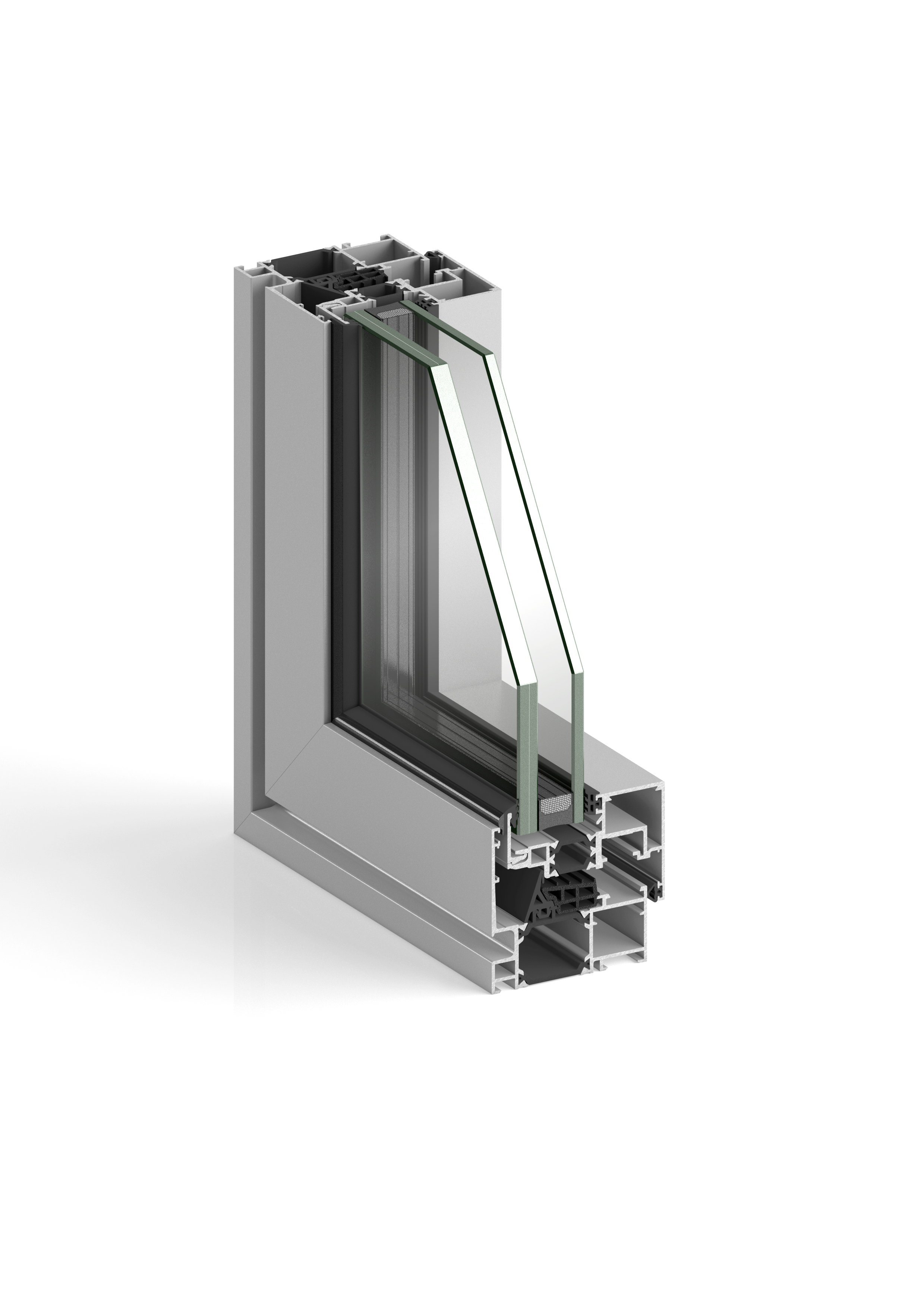 Ventana de aluminio Óptima Hoja Oculta