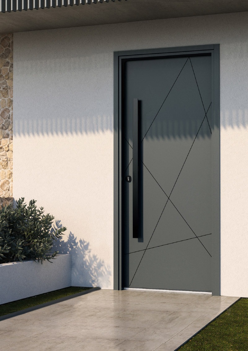 STRUGAL 400 K milled external door
