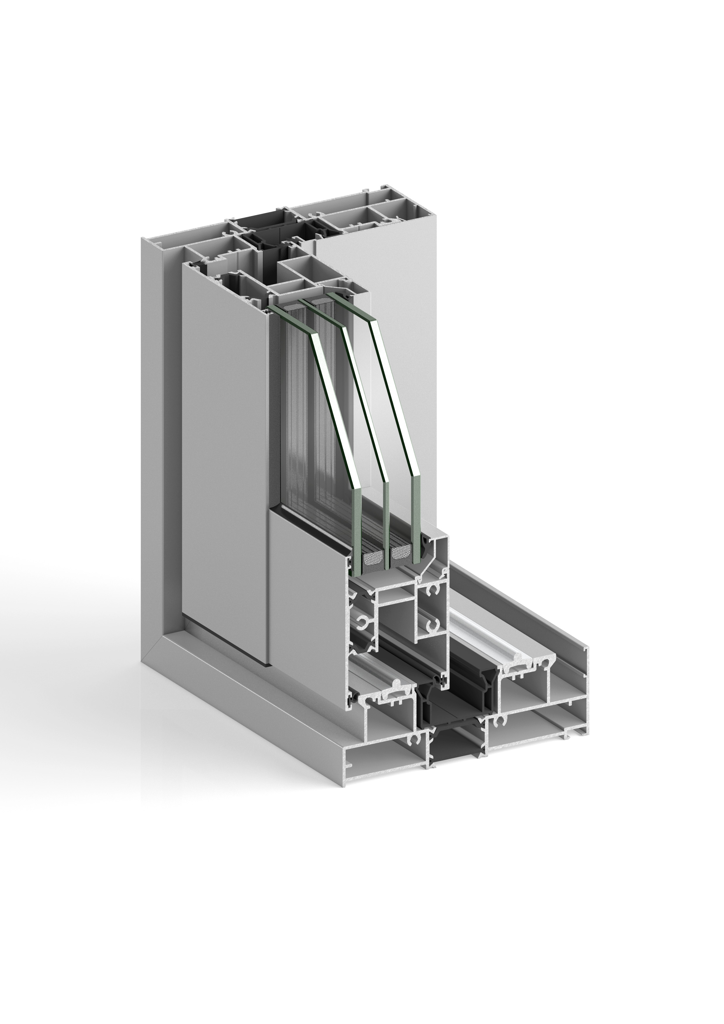 Ventana de aluminio Ileva