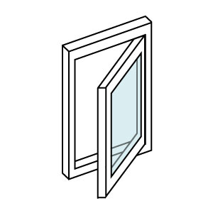 ventana practicable de aluminio
